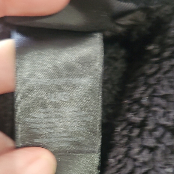 The North Face Womens Black Charcoal Fleece zip up Jacket size Large - Picture 9 of 9